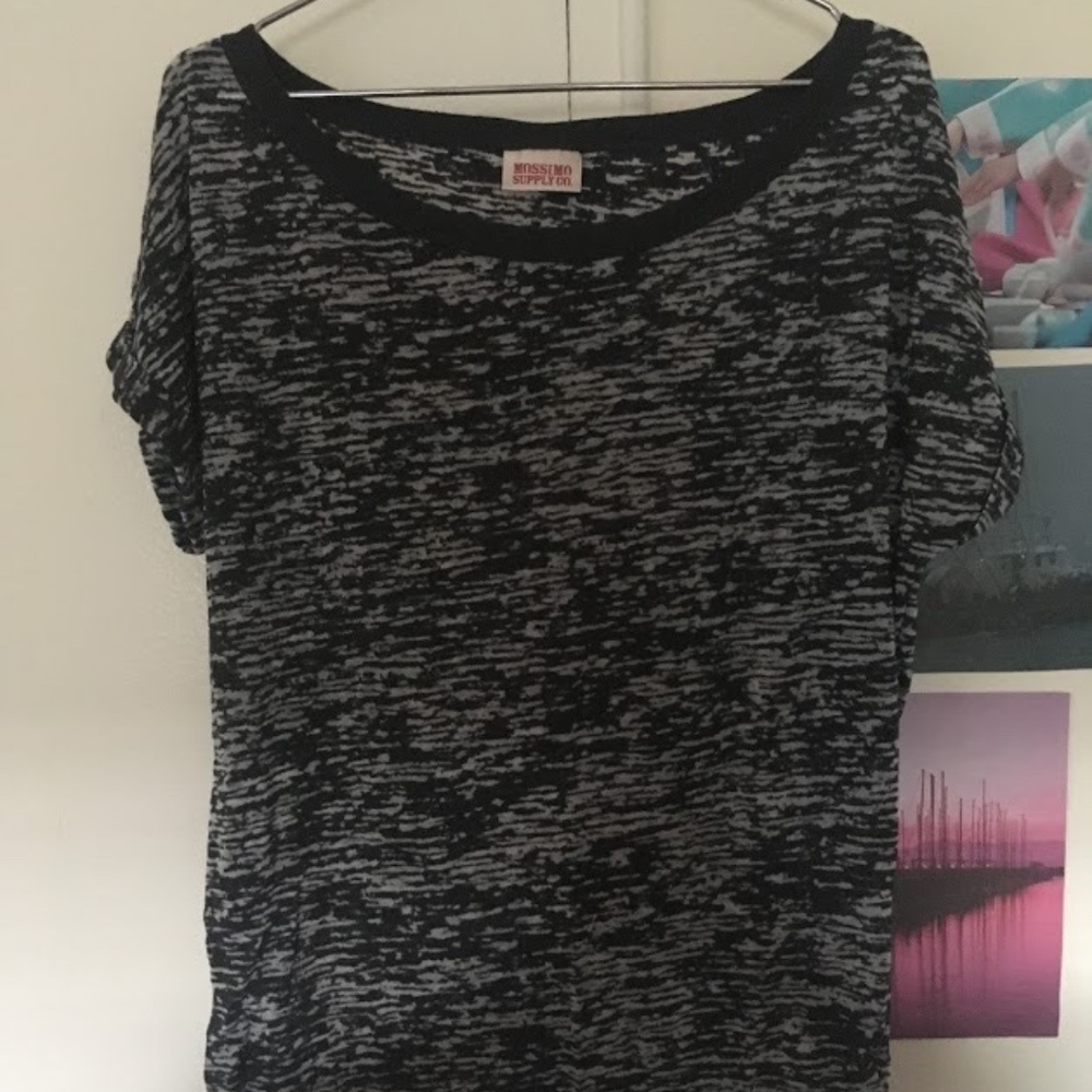 Black and white tee!